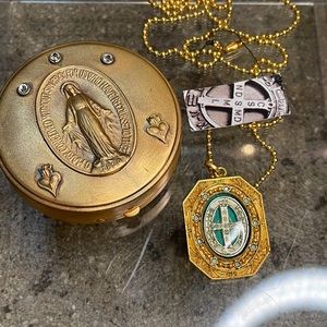 Virgin Saints and Angels San Benito Necklace